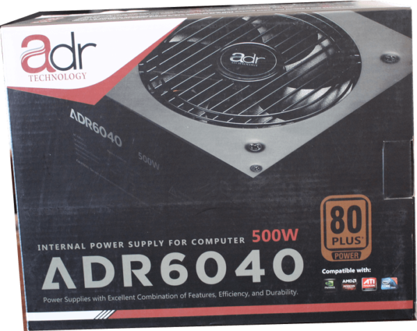 ⁦ALIMENTATION ADR 6040 500W 80+ Bronze⁩ - الصورة ⁦2⁩